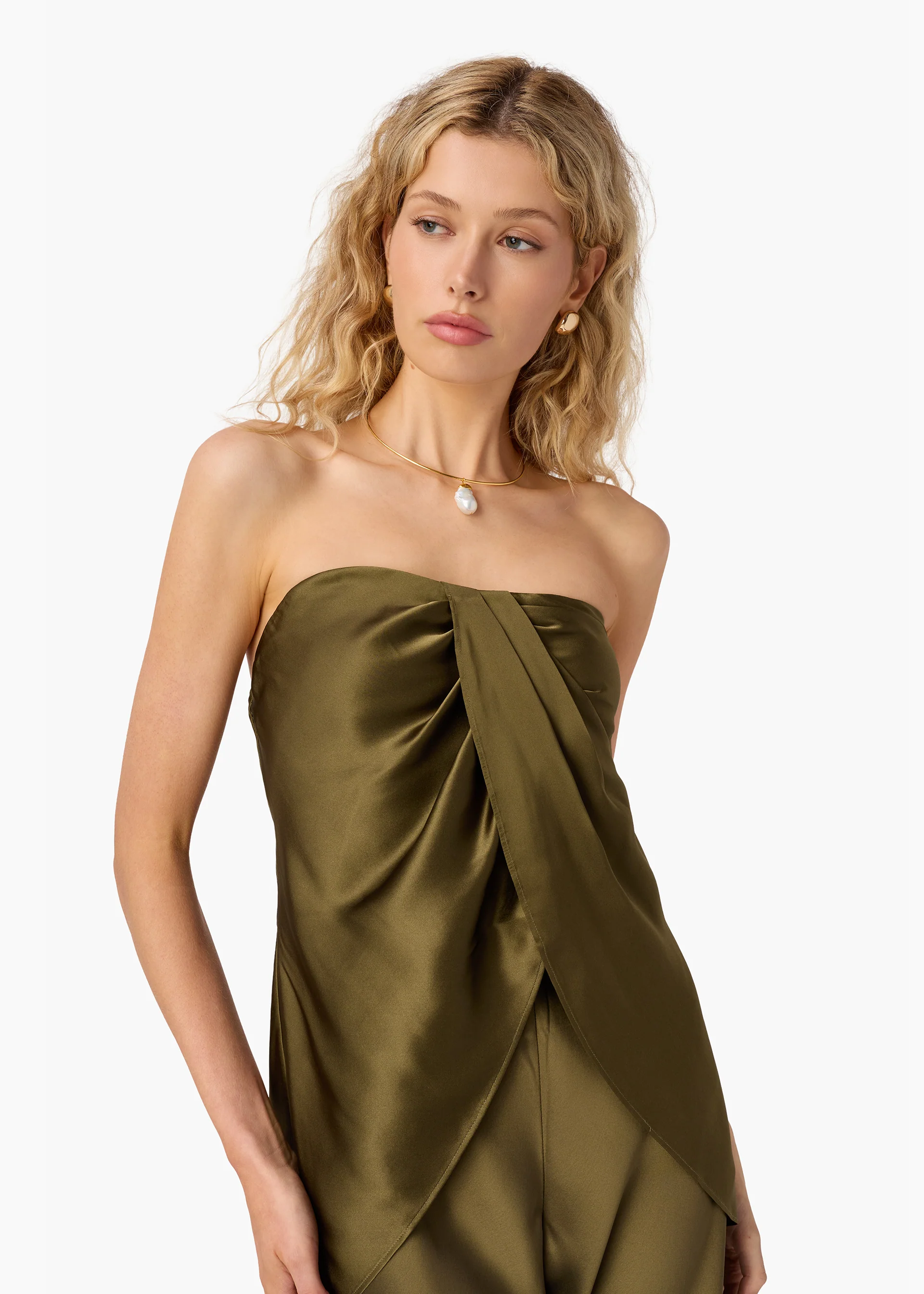 Bonita Strapless Camisole Grove