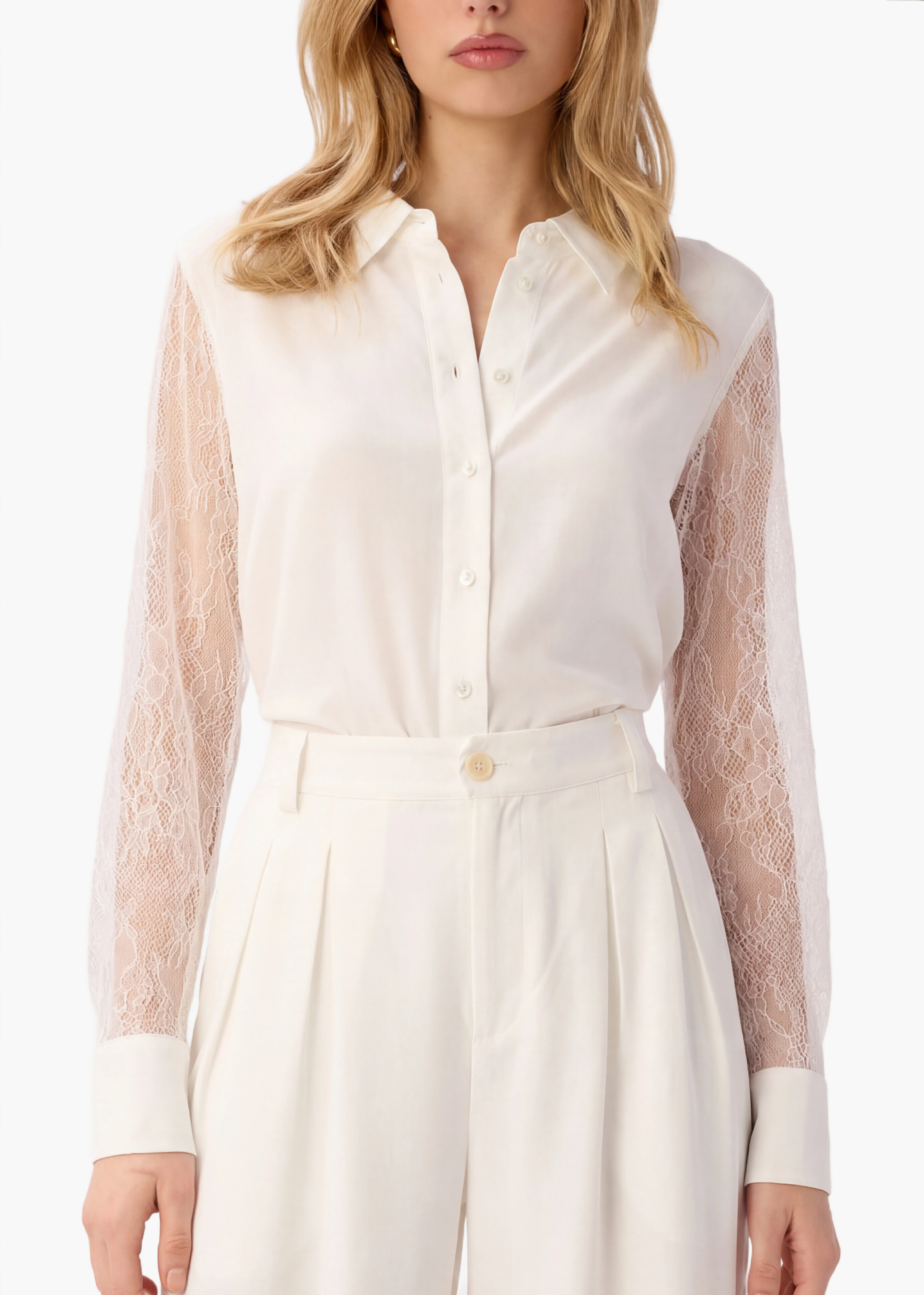 Chelsey Chiffon Blouse White - Image 2