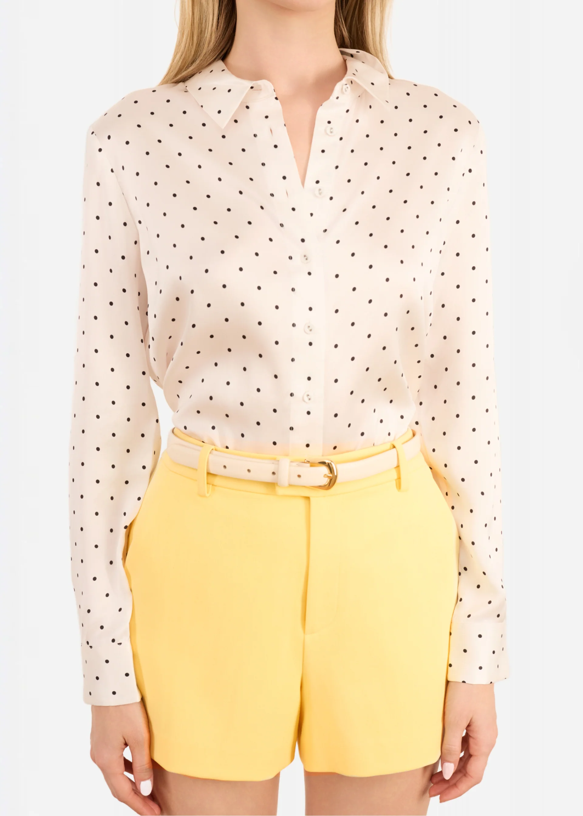 Crosby Silk Blouse Pin Dot - Image 3