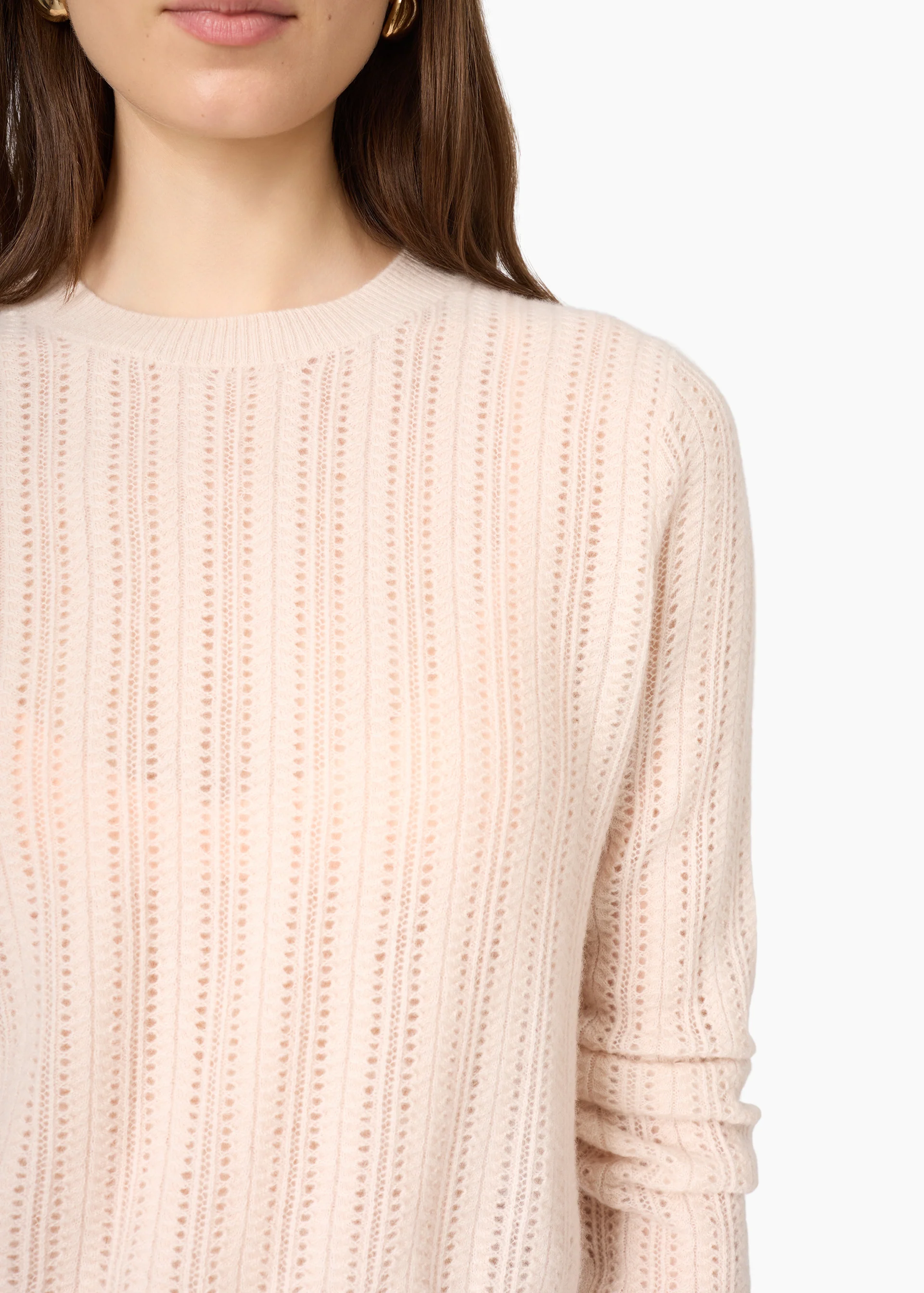 Garai Cashmere Crewneck Sweater Oat - Image 3
