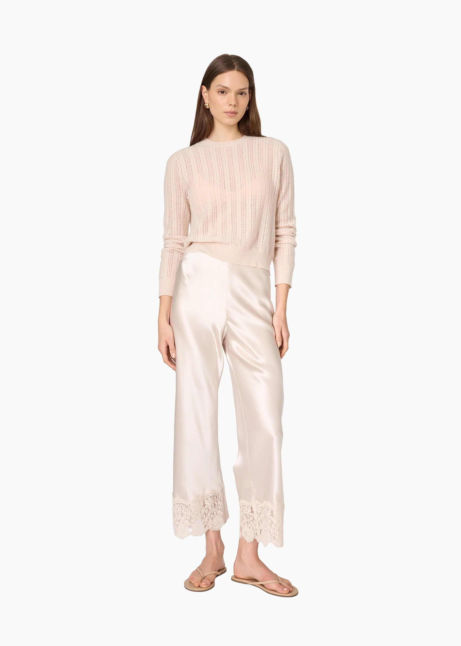 Garai Cashmere Crewneck Sweater Oat - Image 4