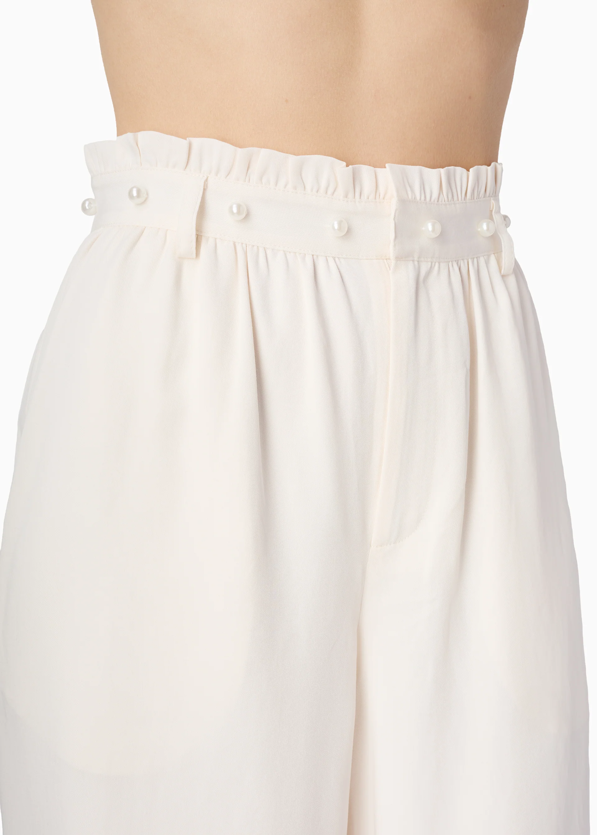 Hudson High Rise Wide Leg Pant Ceramic - Image 3