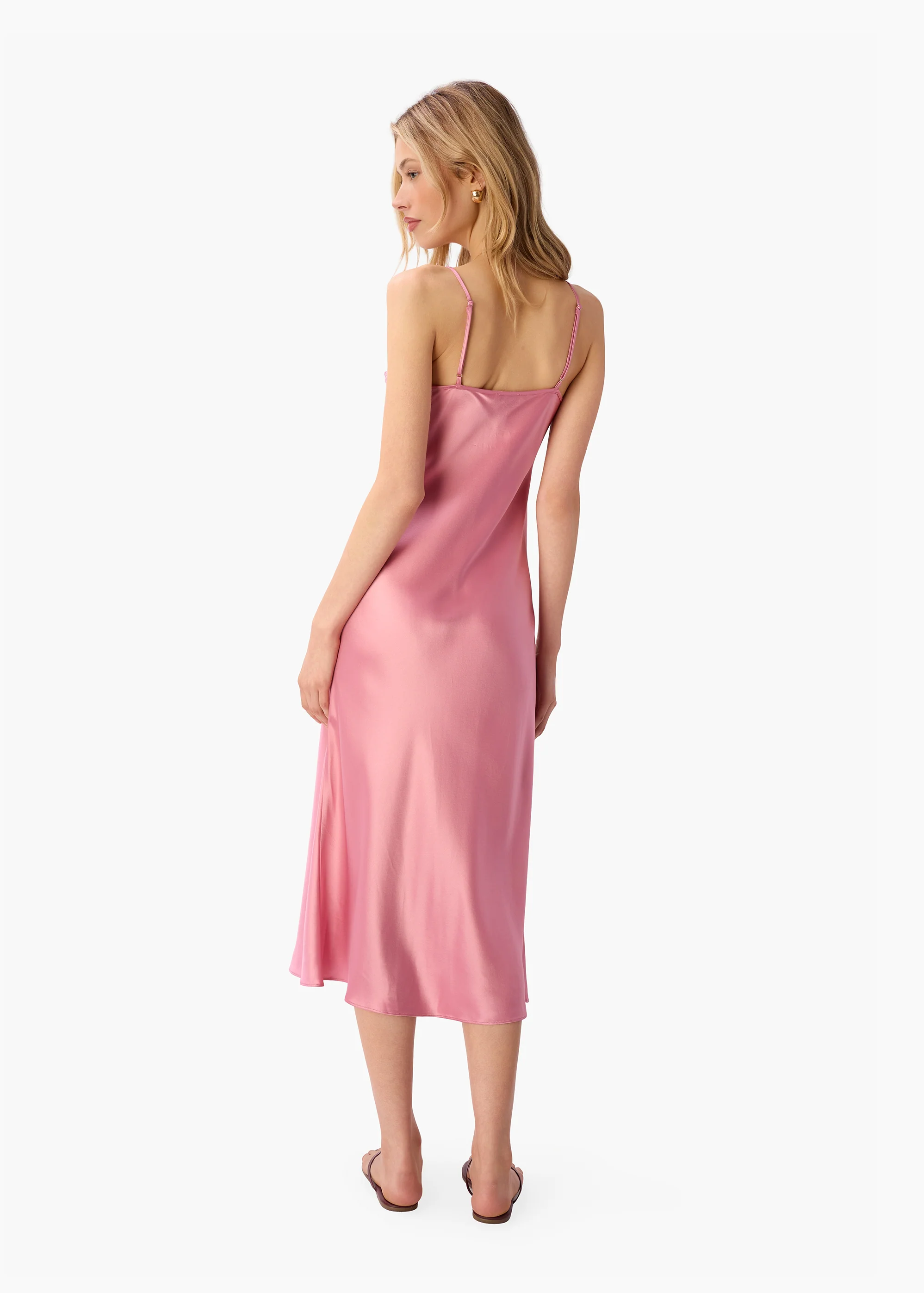 Isabeau Midi Dress Rosebud - Image 4