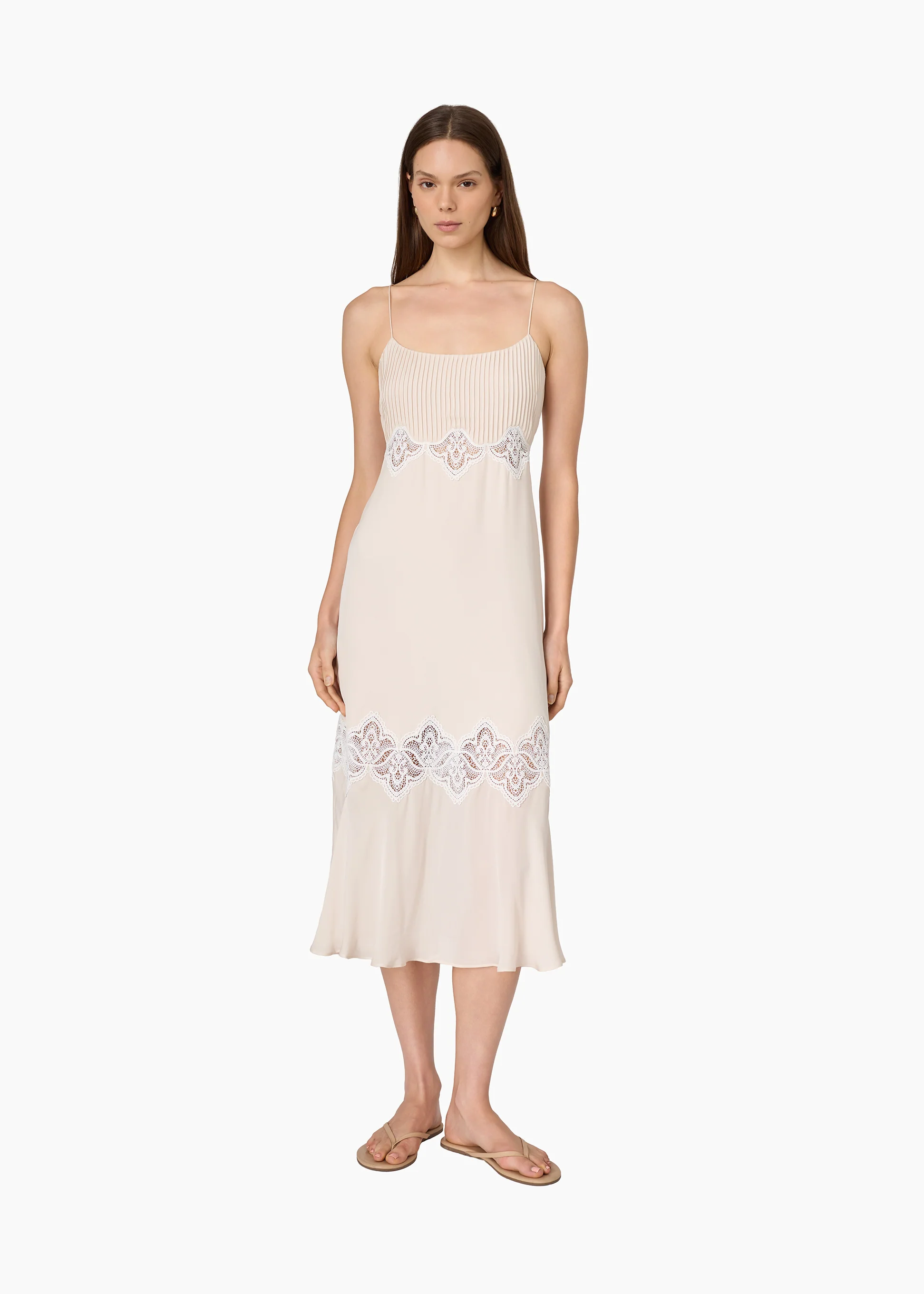 Isadora Midi Dress Oat - Image 2