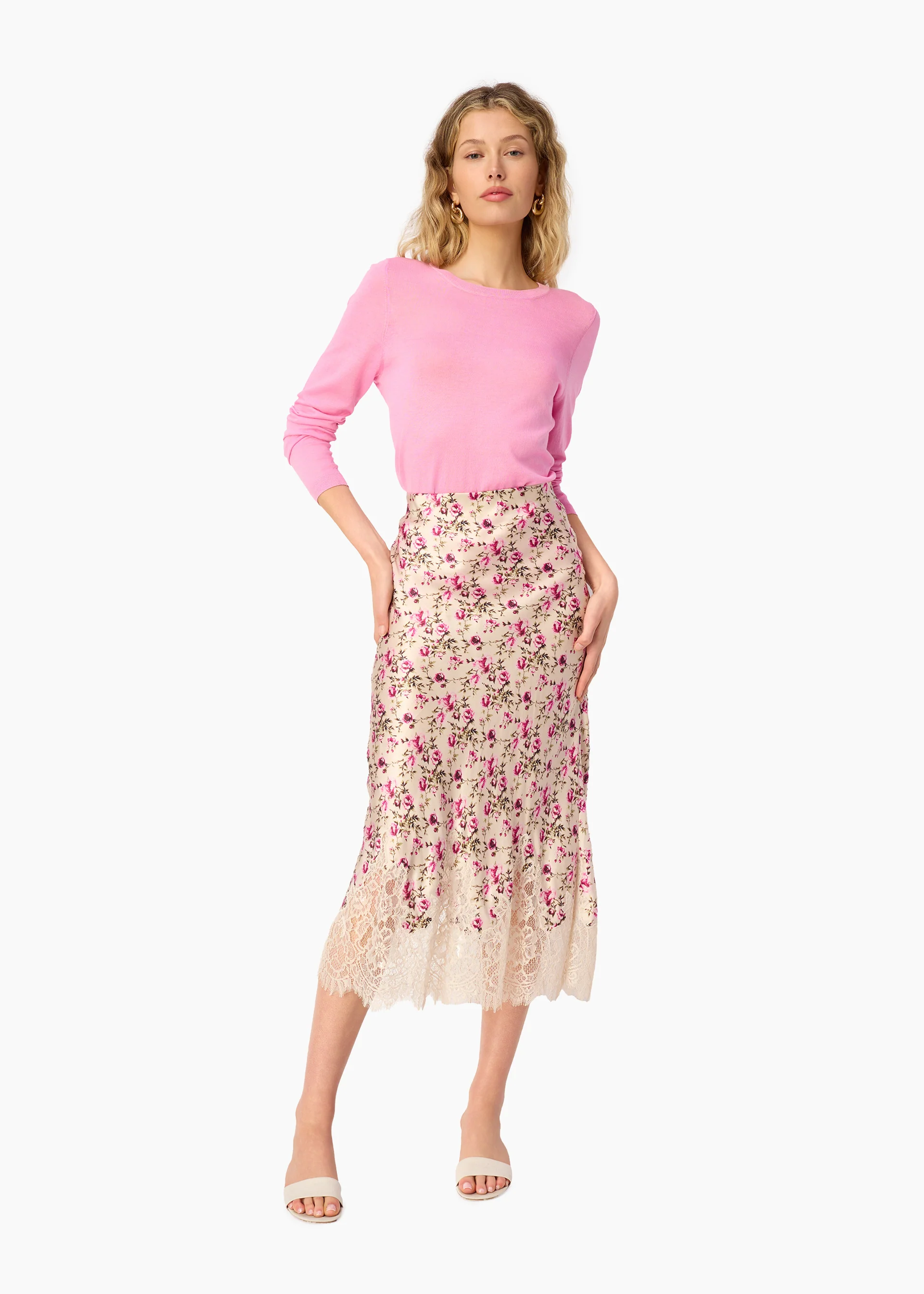 Jaime Lightweight Knit Top Camellia - Image 4