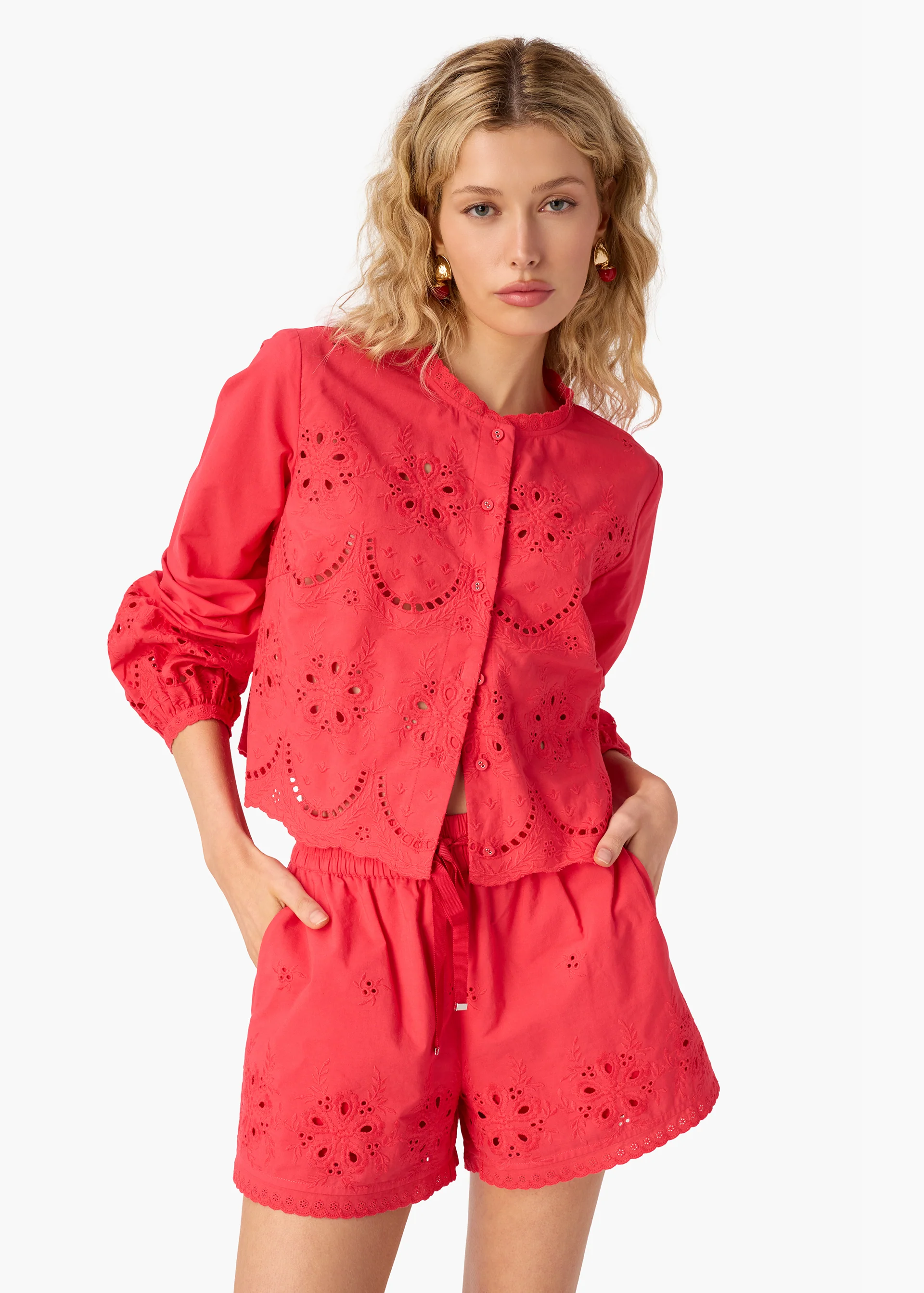 Jomi Mid Rise Cotton Short Candy Apple - Image 2