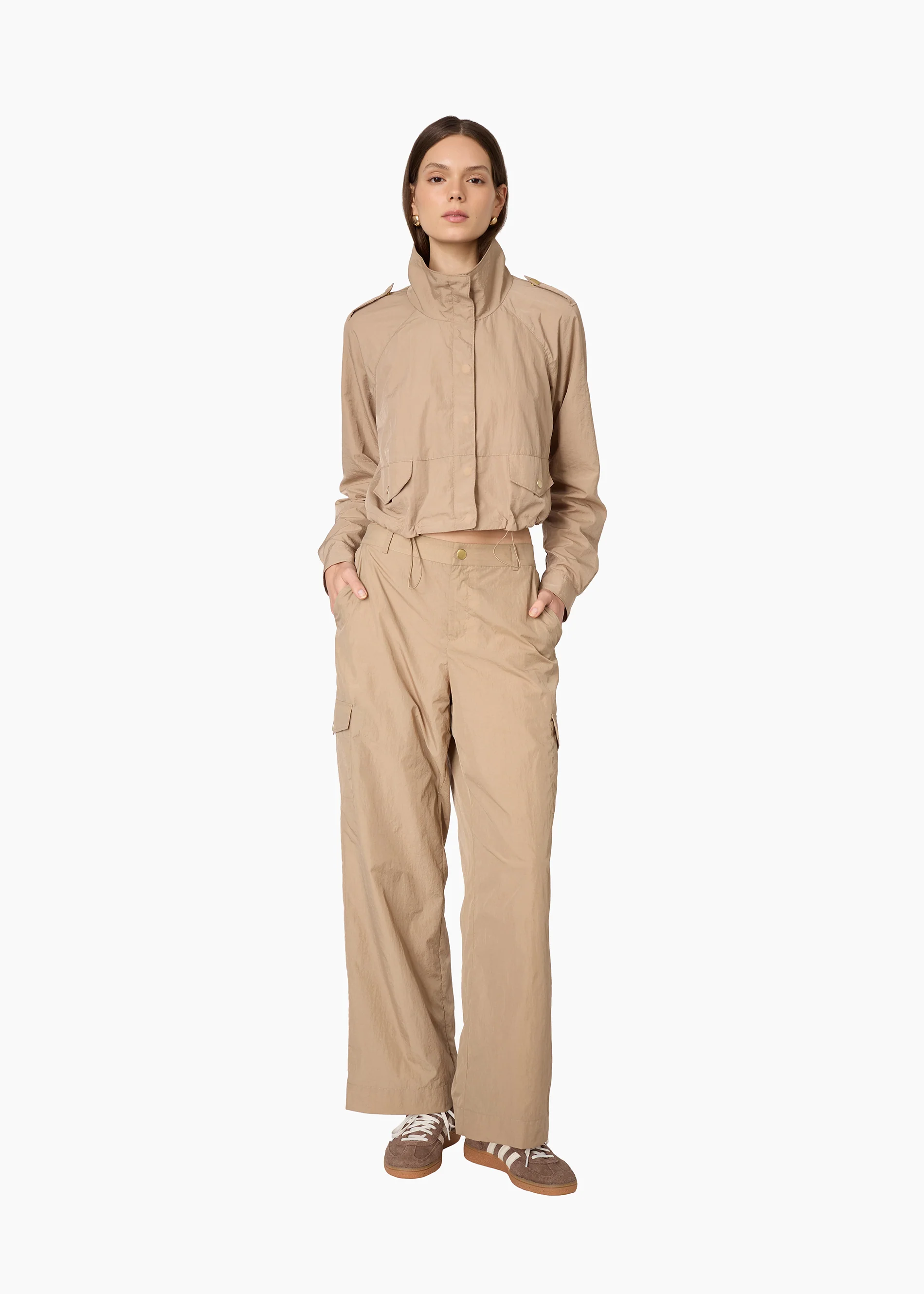 Kellan Cropped Jacket Birch - Image 4