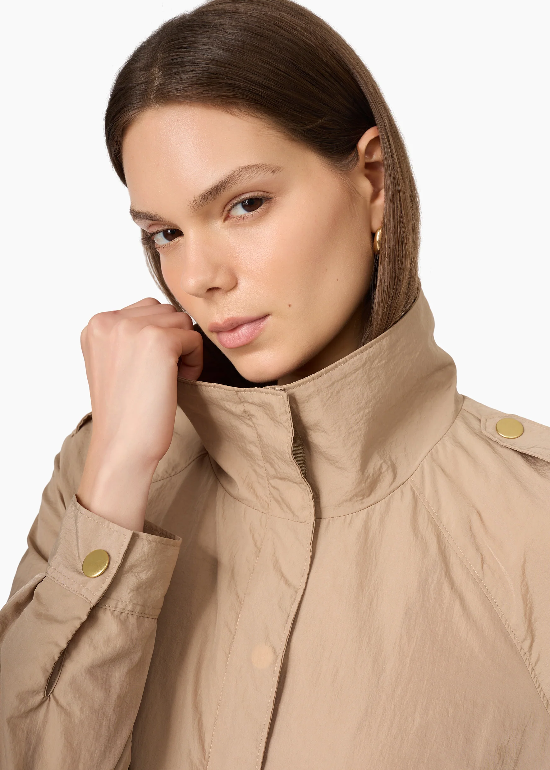 Kellan Cropped Jacket Birch - Image 5