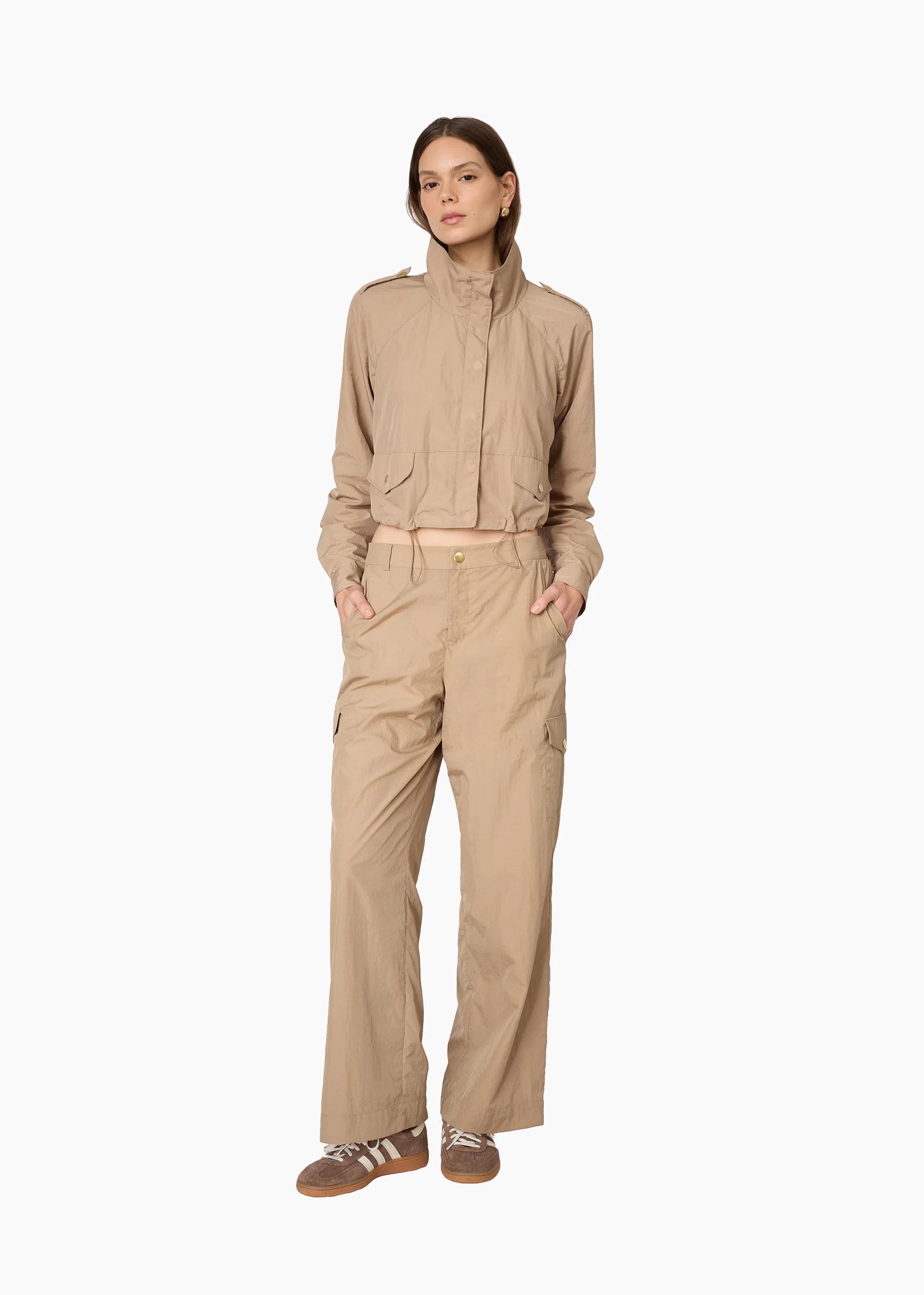 Kellan Cropped Jacket Birch - Image 6