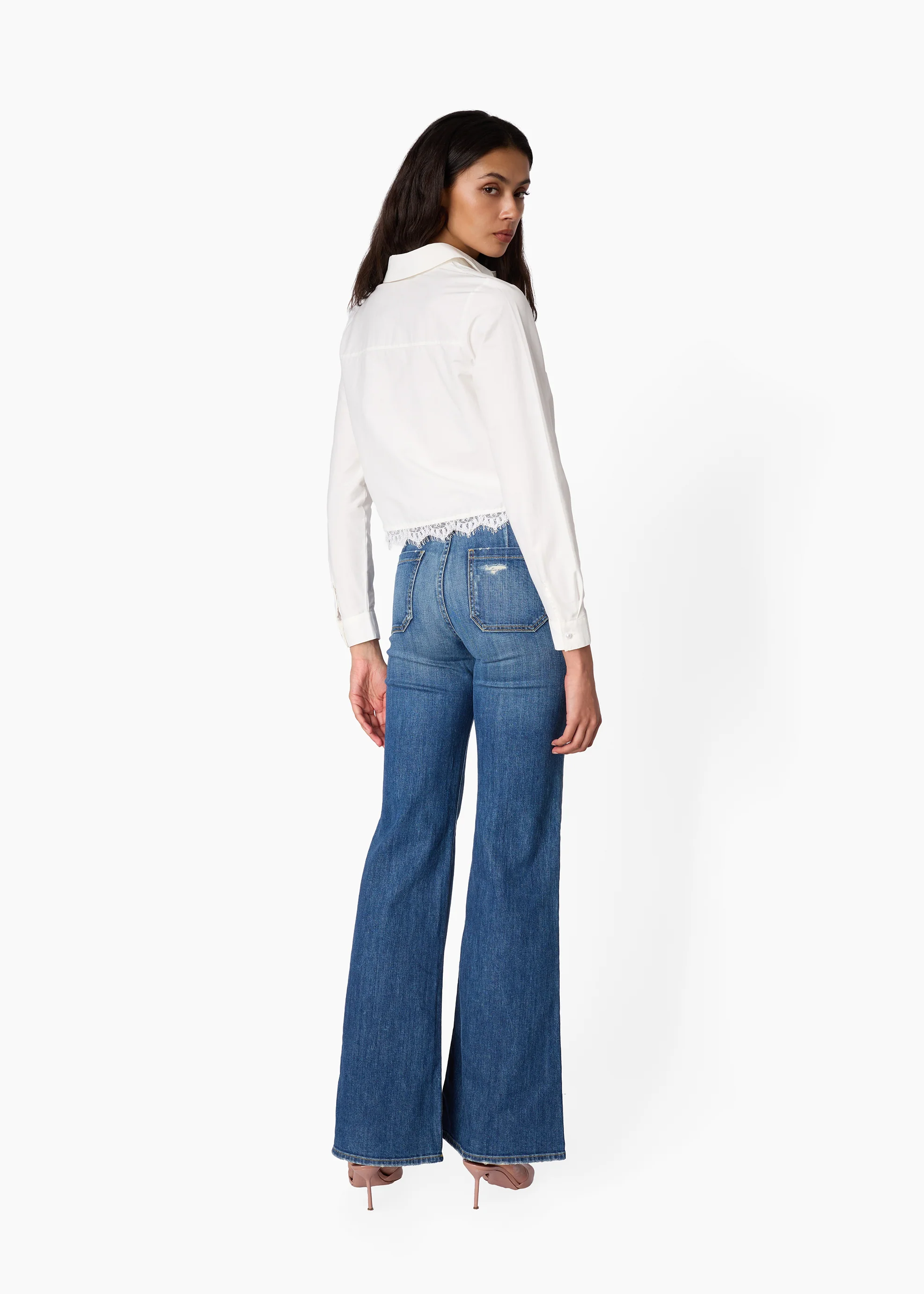 Laya Cotton Poplin Top White - Image 4