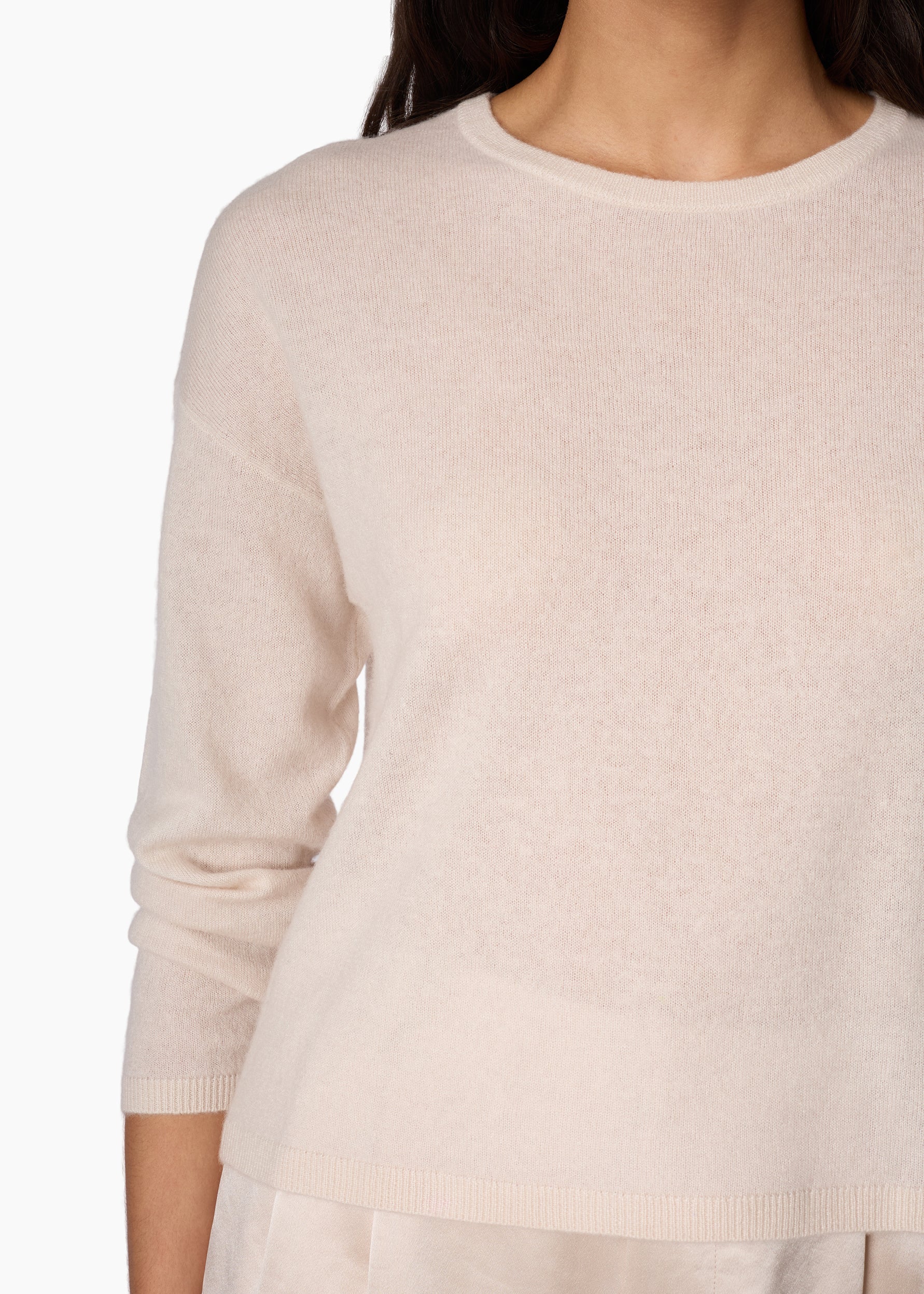 Leith Wool Cashmere Sweater Oat - Image 3