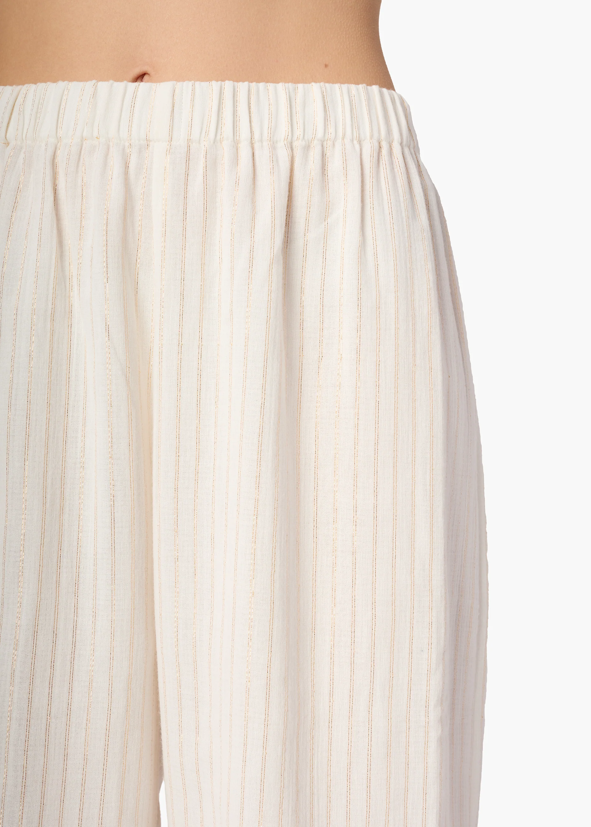 Lima Metallic Cotton Pant Ceramic - Image 3