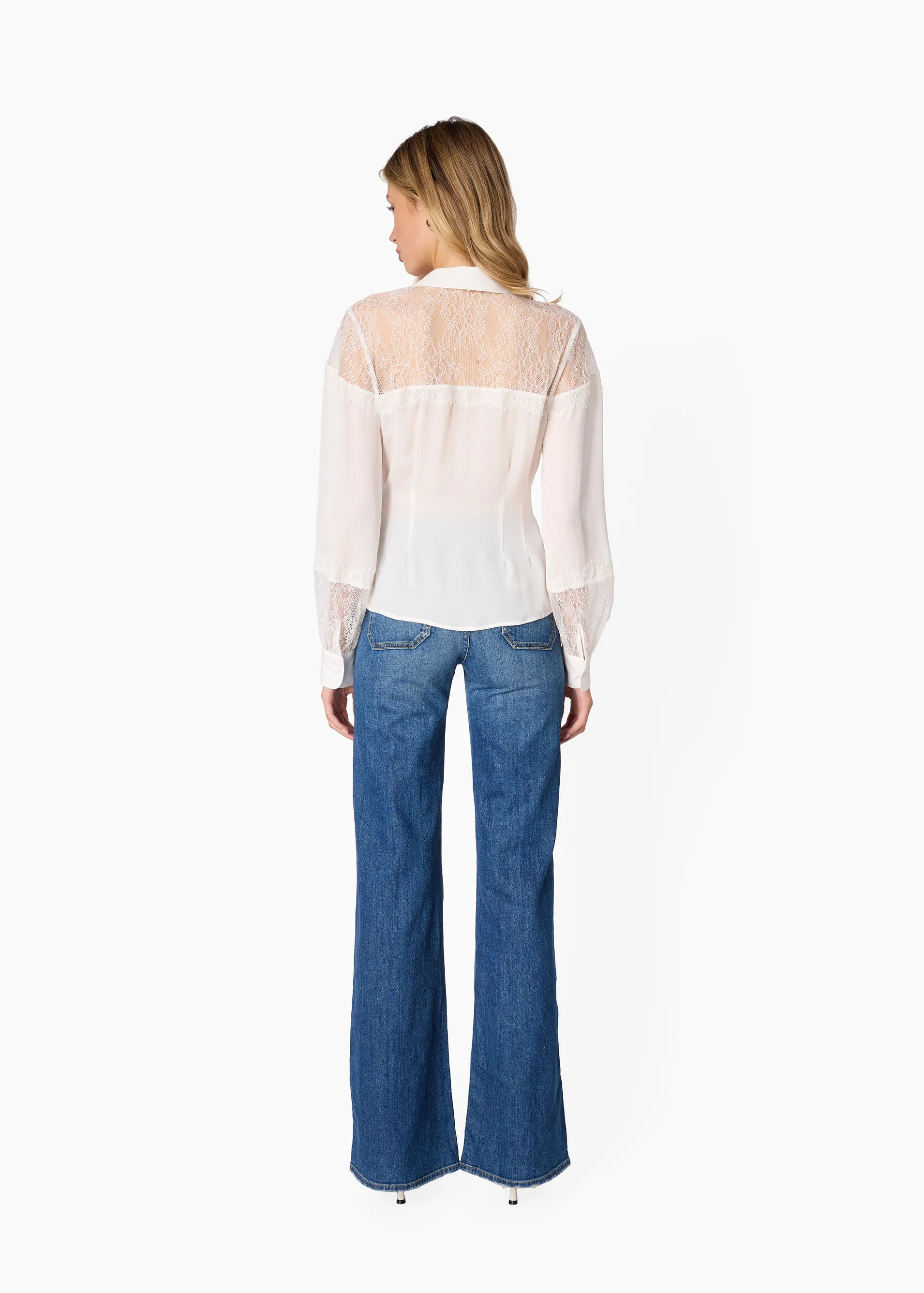 Lucena Silk Blouse Macadamia - Image 5