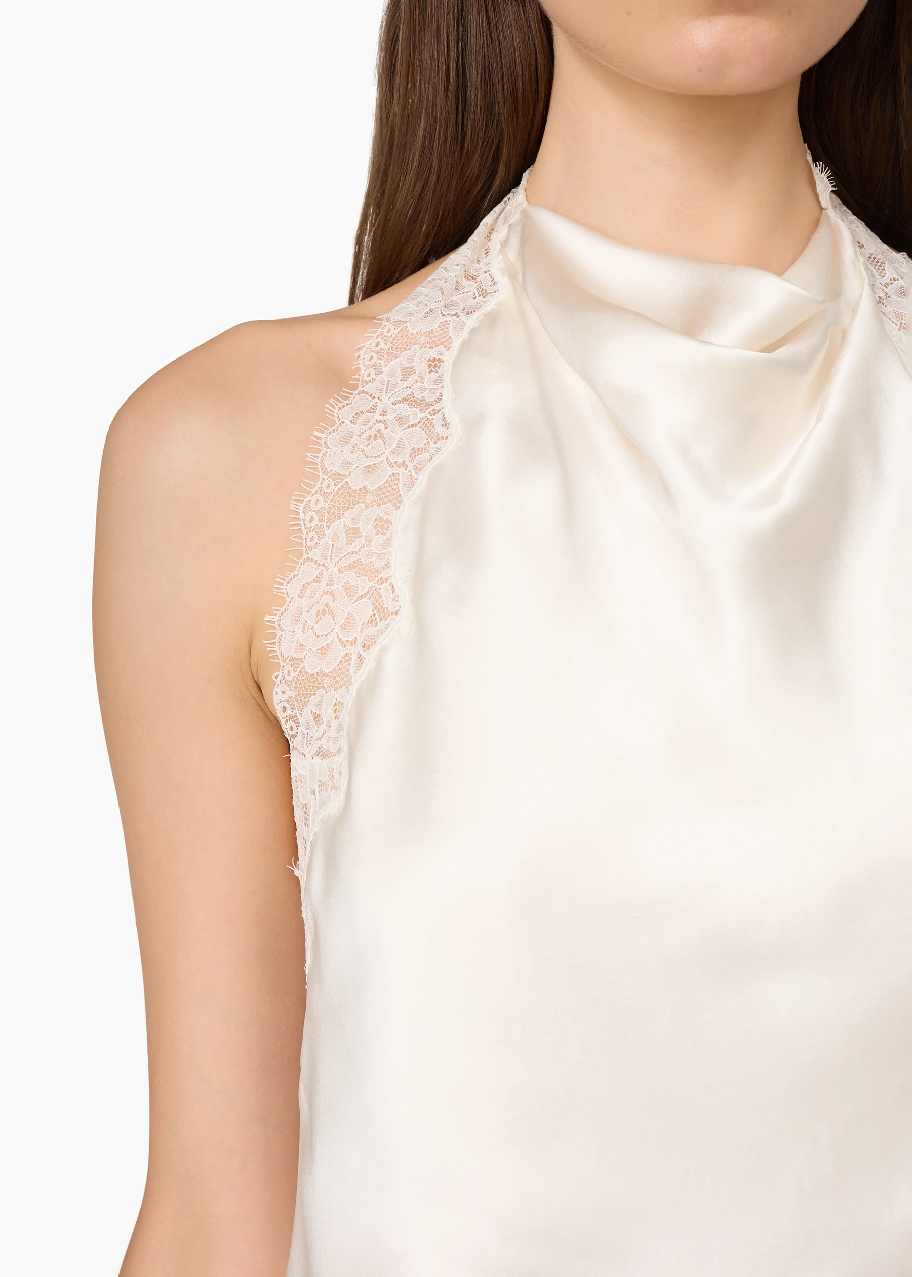 Lucille Silk Top Macadamia - Image 3