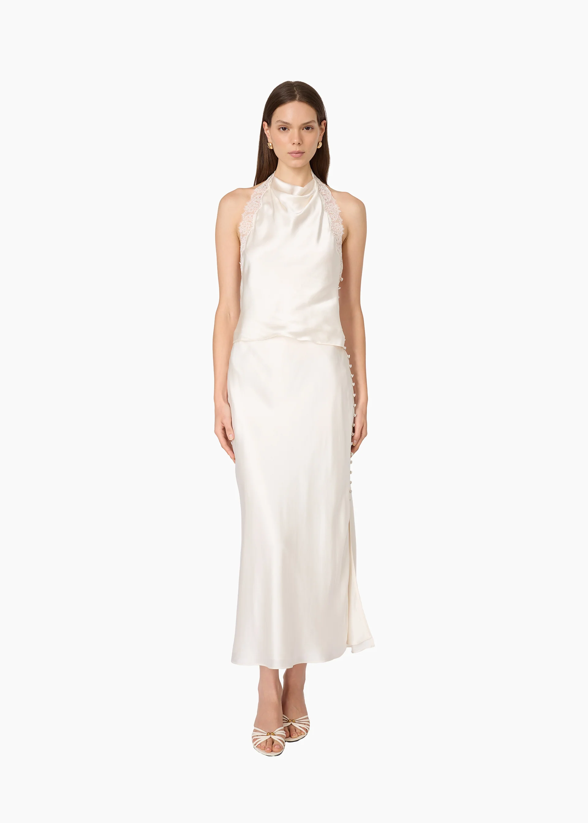Lucille Silk Top Macadamia - Image 4