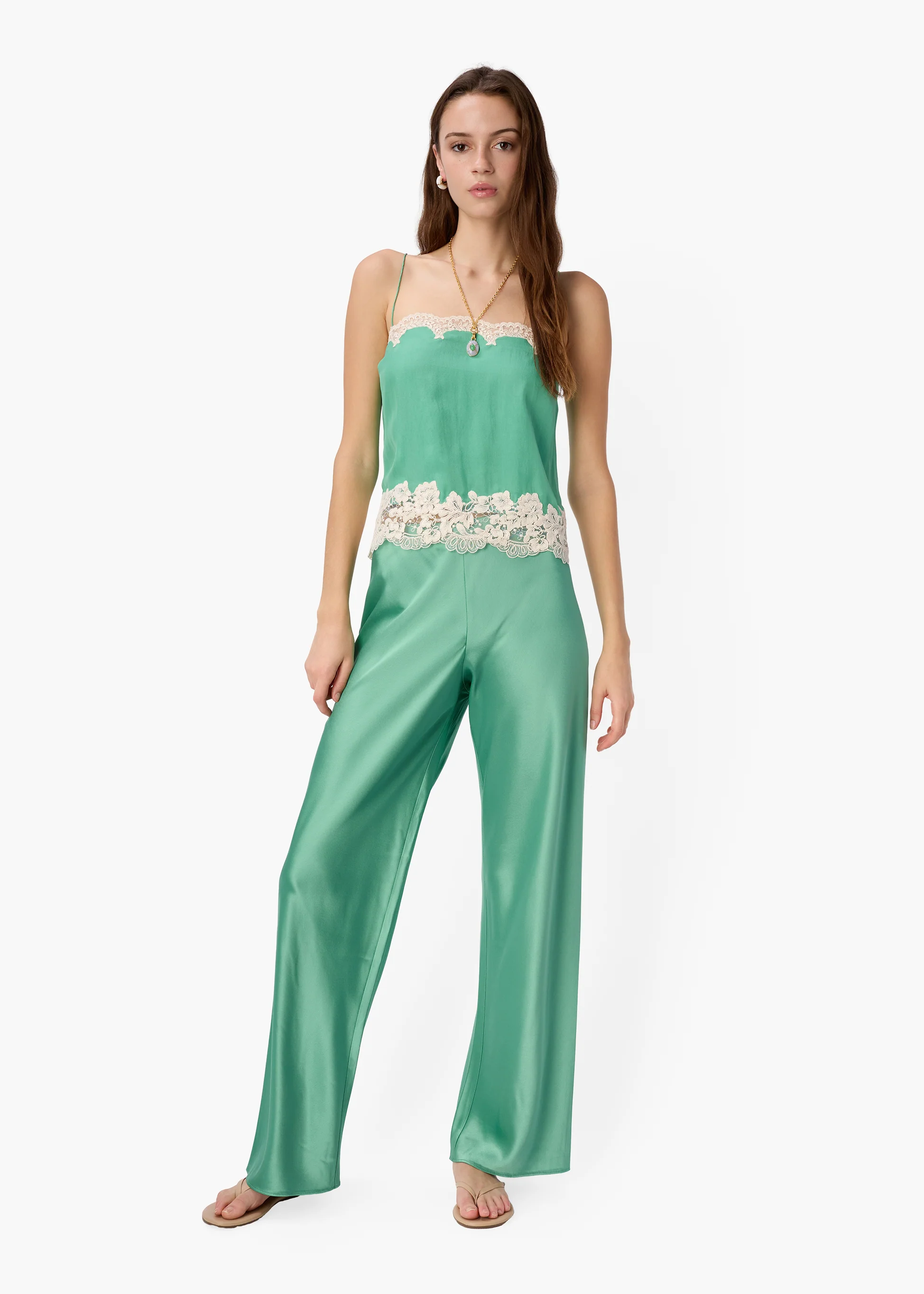 Maiya Silk Camisole Meadow - Image 2