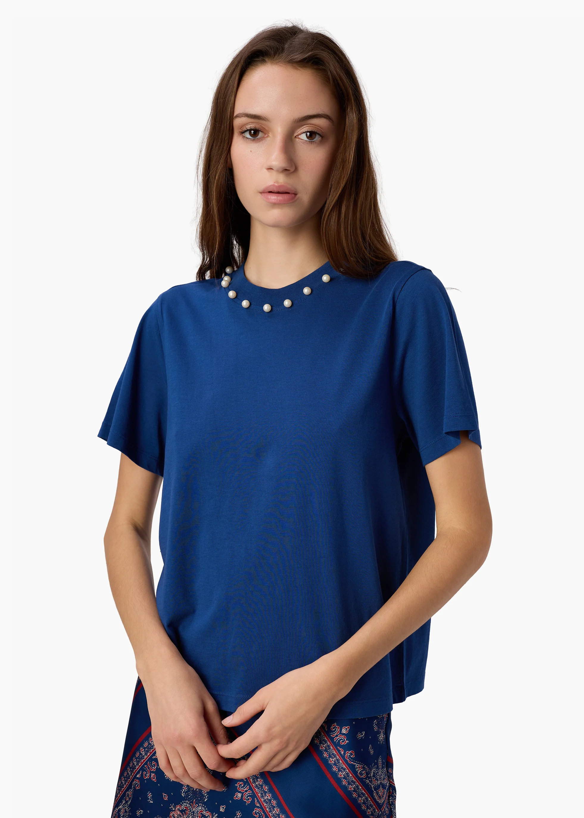 Mattea Cotton Tee Sailor