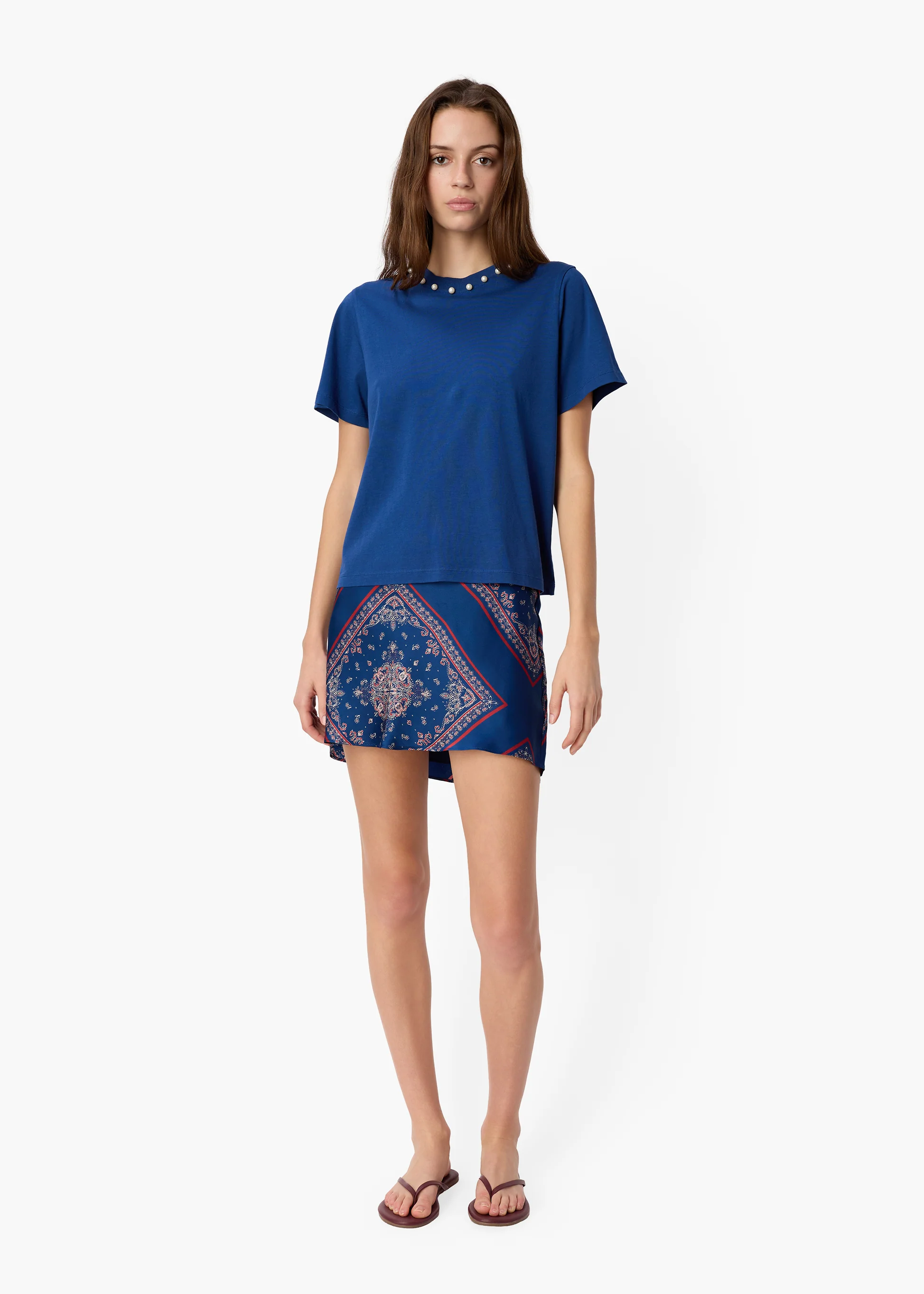 Mattea Cotton Tee Sailor - Image 2