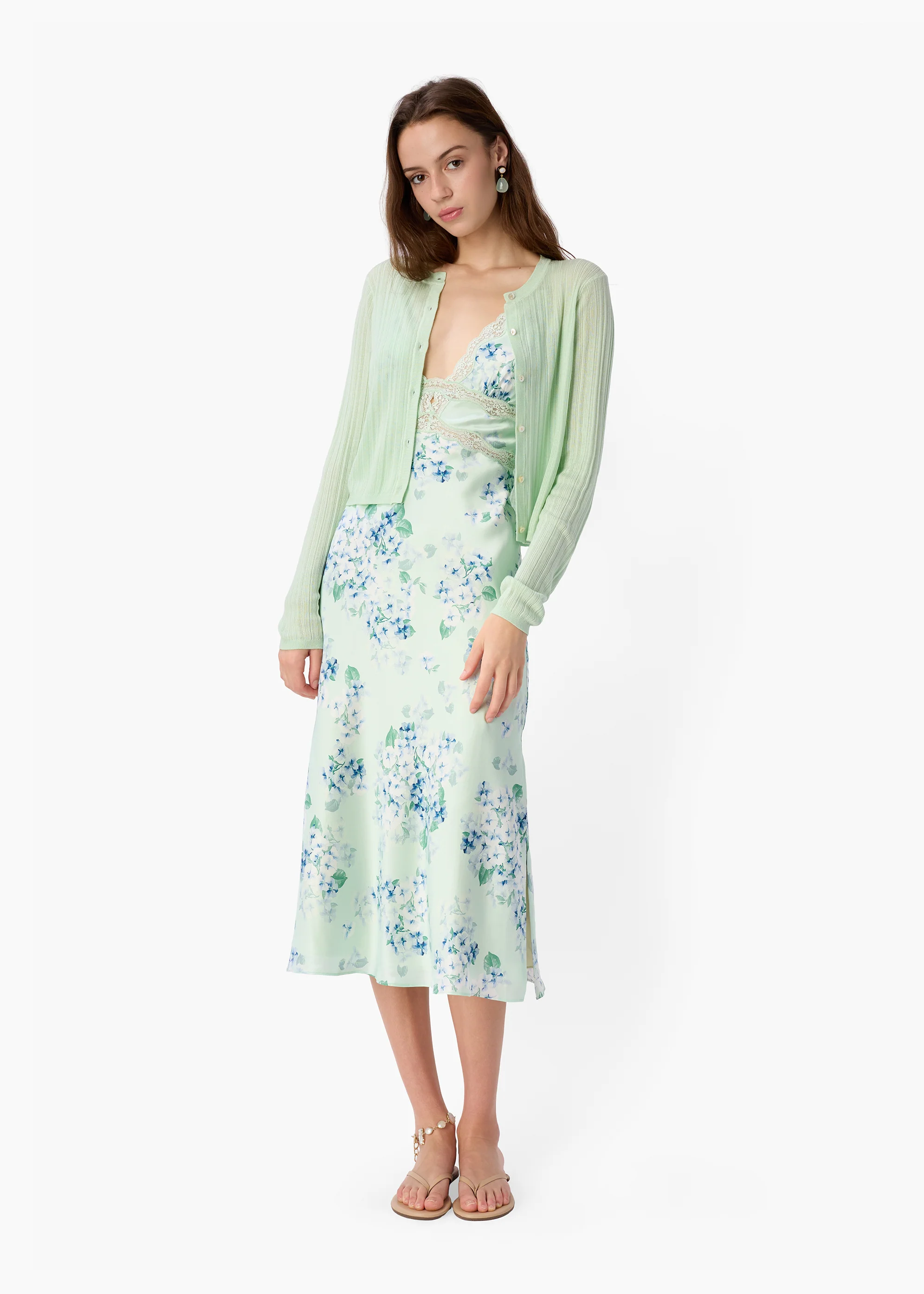 Maura Lightweight Cardigan Clearwater - Image 2