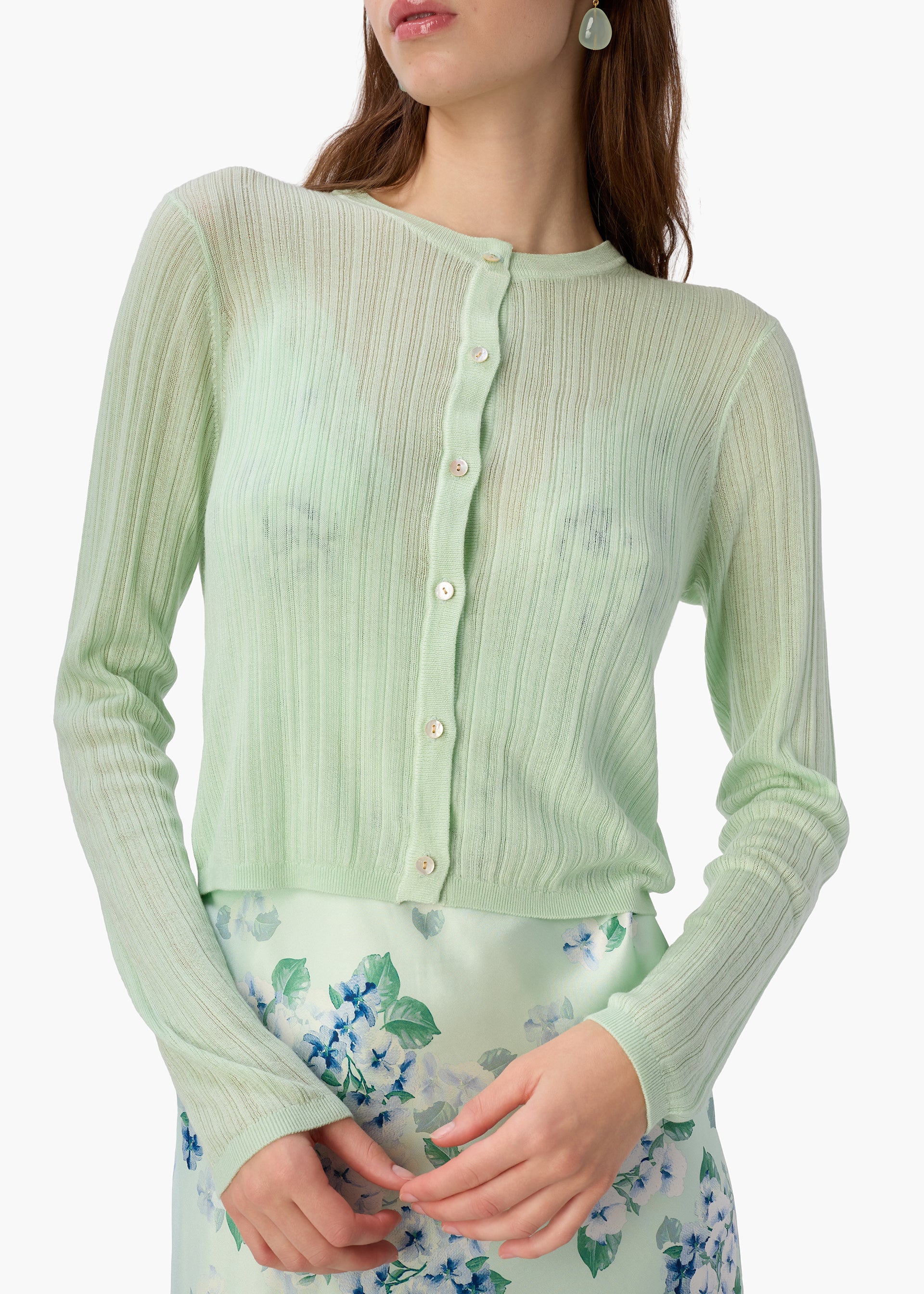 Maura Lightweight Cardigan Clearwater - Image 3