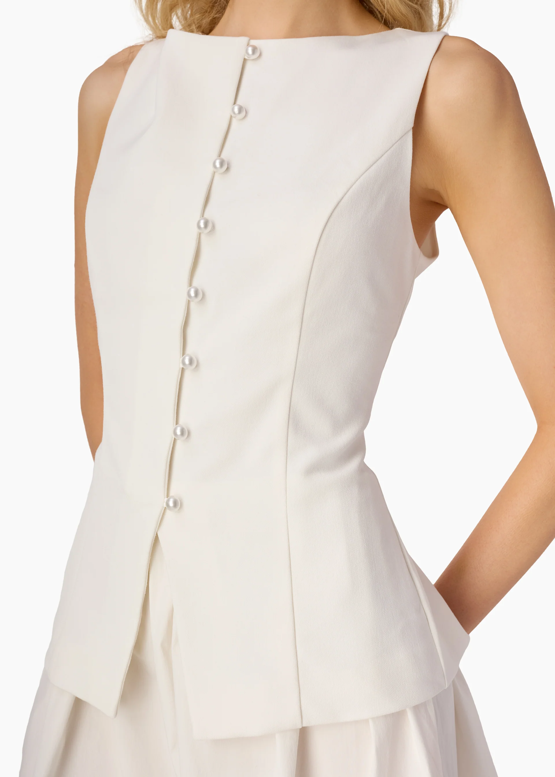Oakley Mini Dress White - Image 6