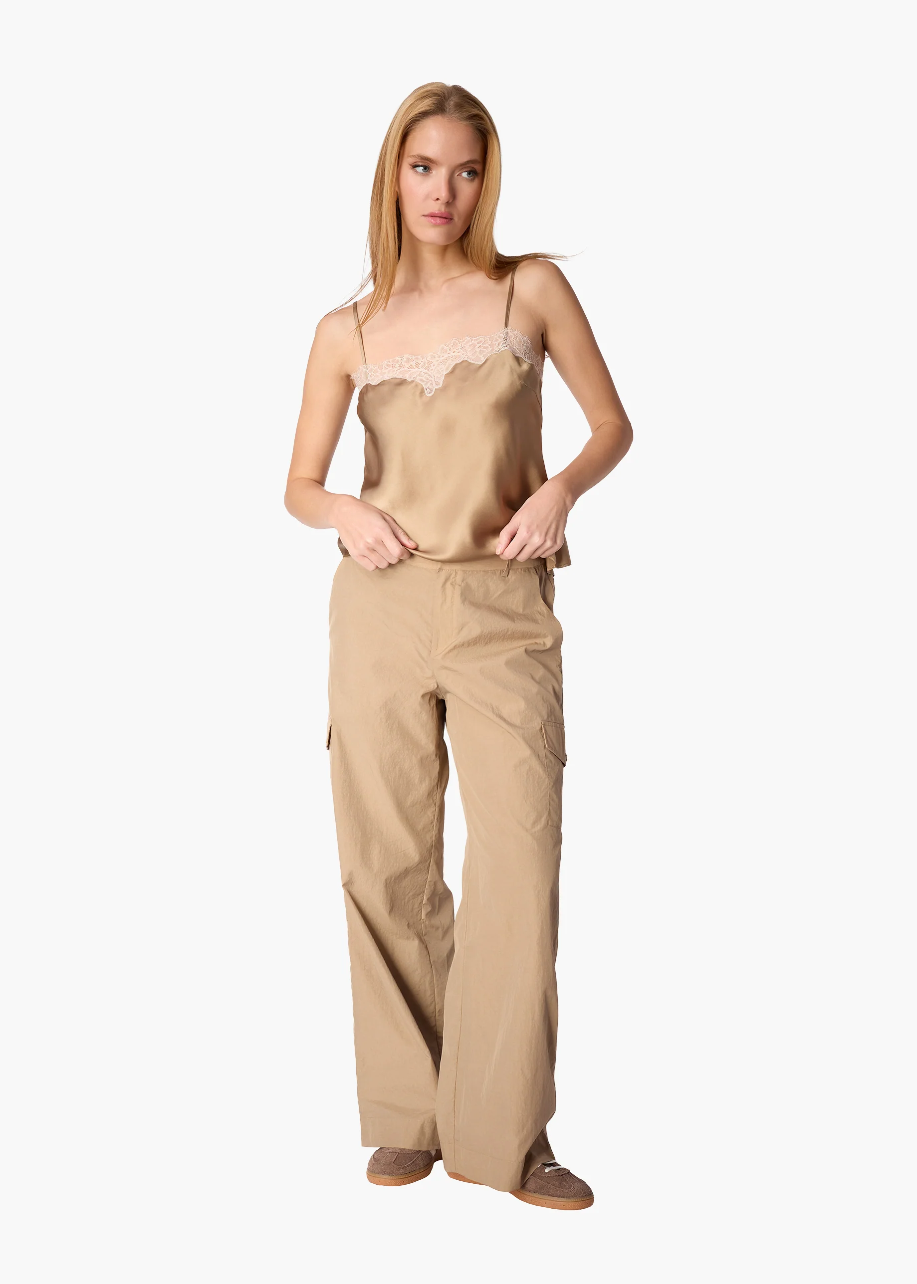 Oneill Silk Camisole Birch - Image 3