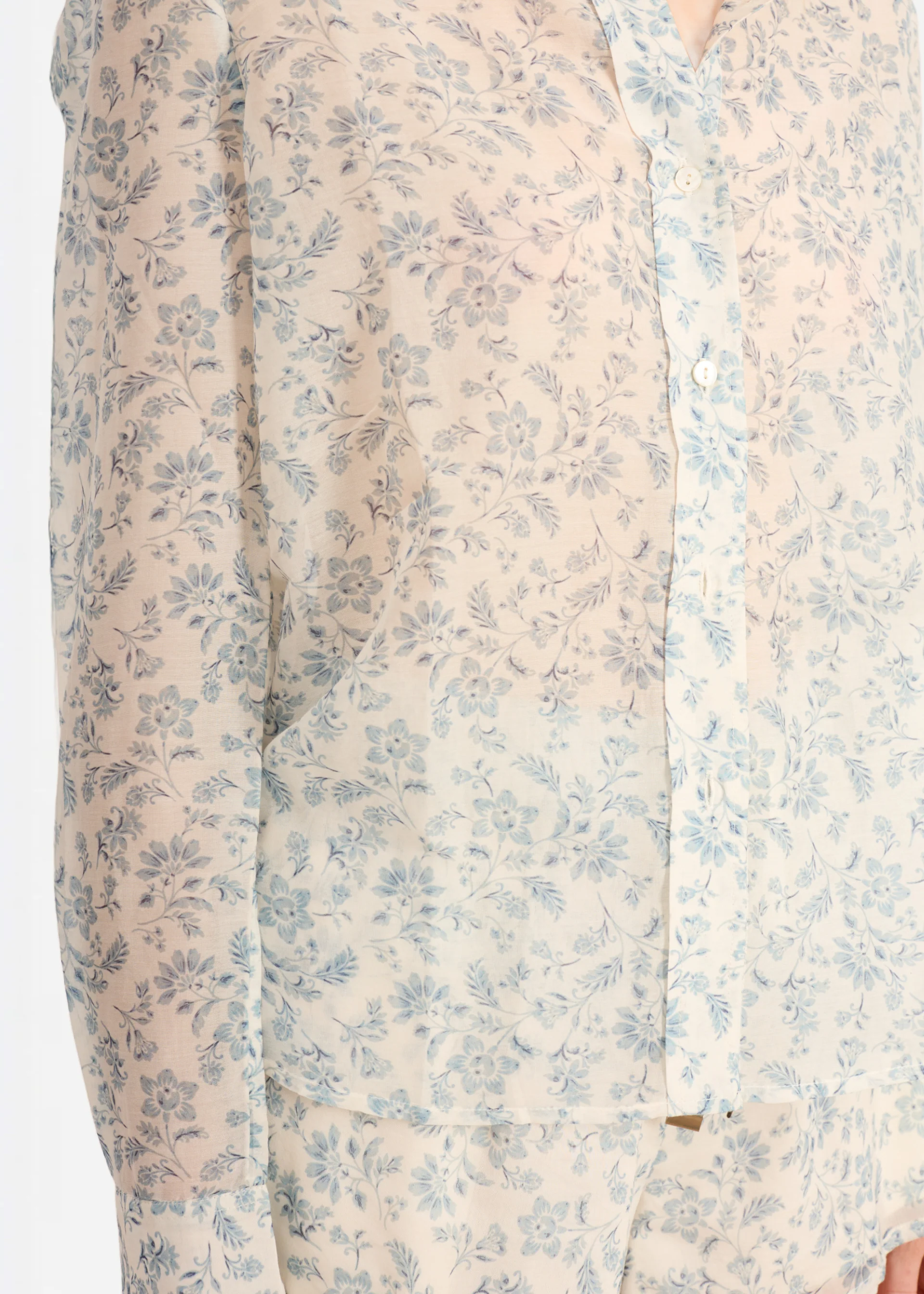 Rafella Silk Cotton Top Coastal Paisley - Image 2