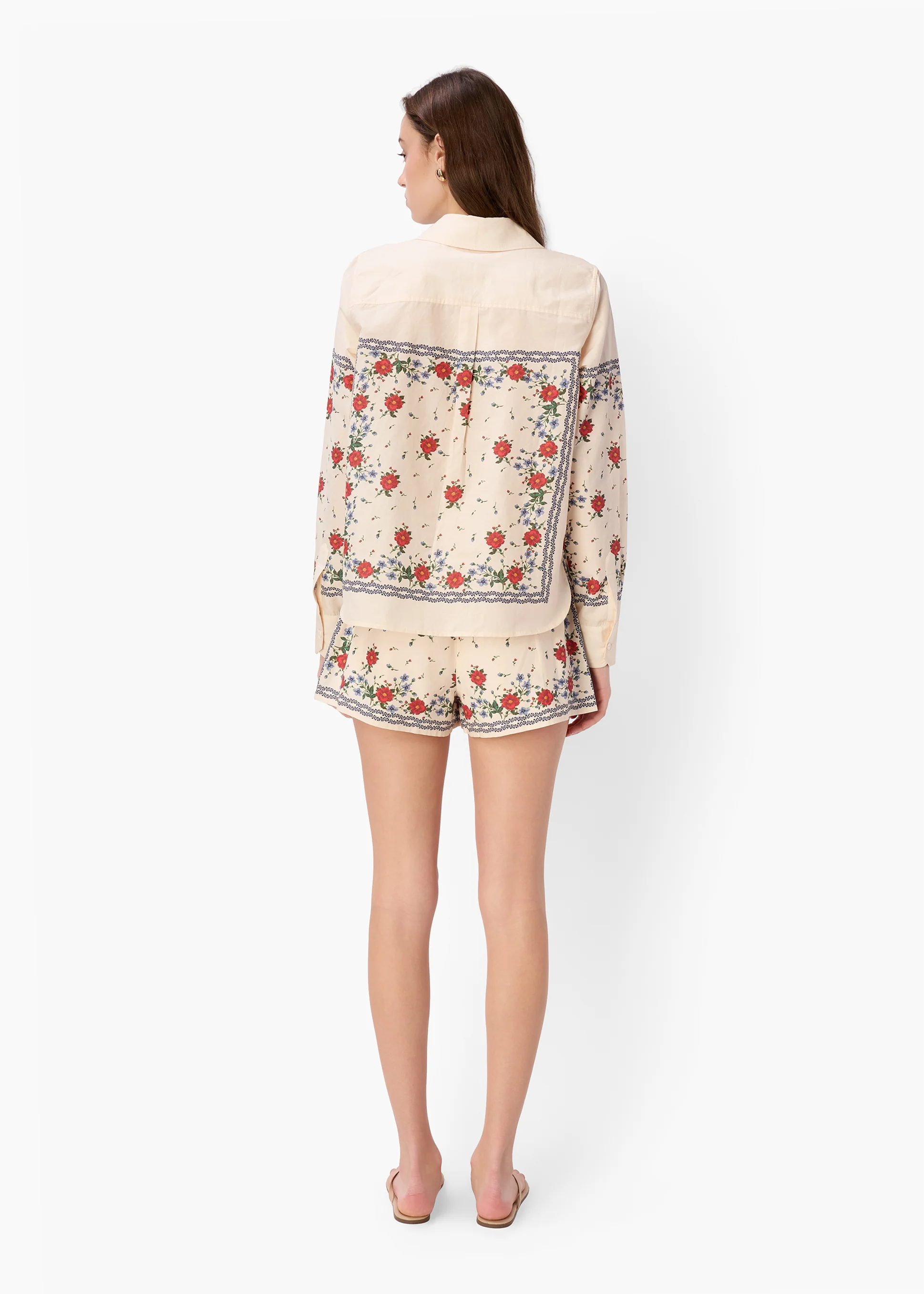 Rafella Silk Cotton Top Heirloom Bandana - Image 4
