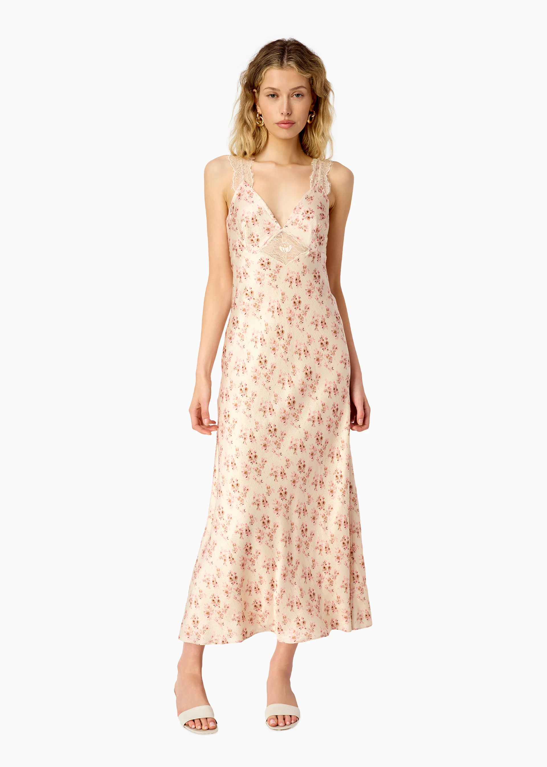 Rika Hammered Silk Dress Dutch Fields - Image 3