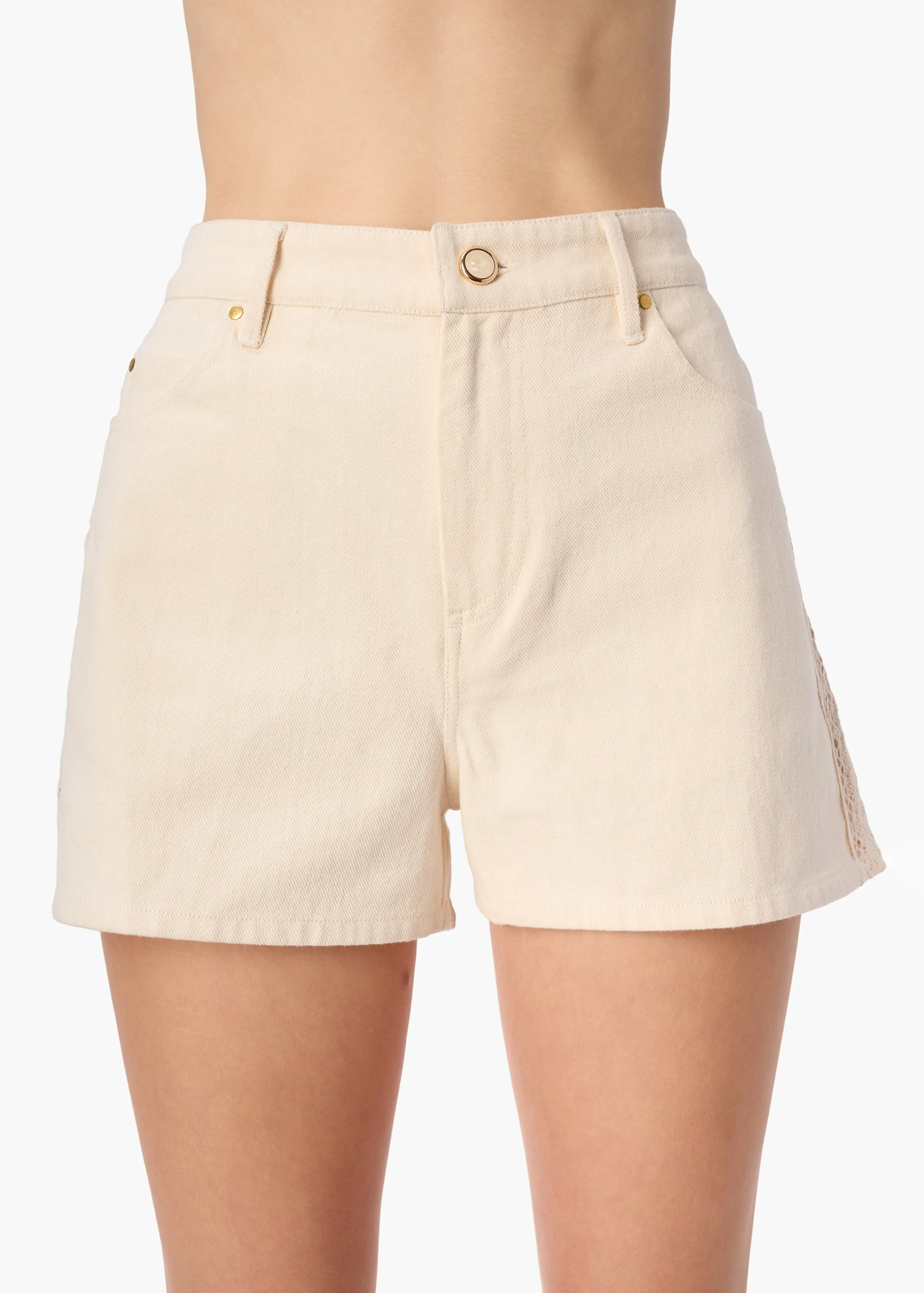 Tali Bull Denim Short Bone - Image 3