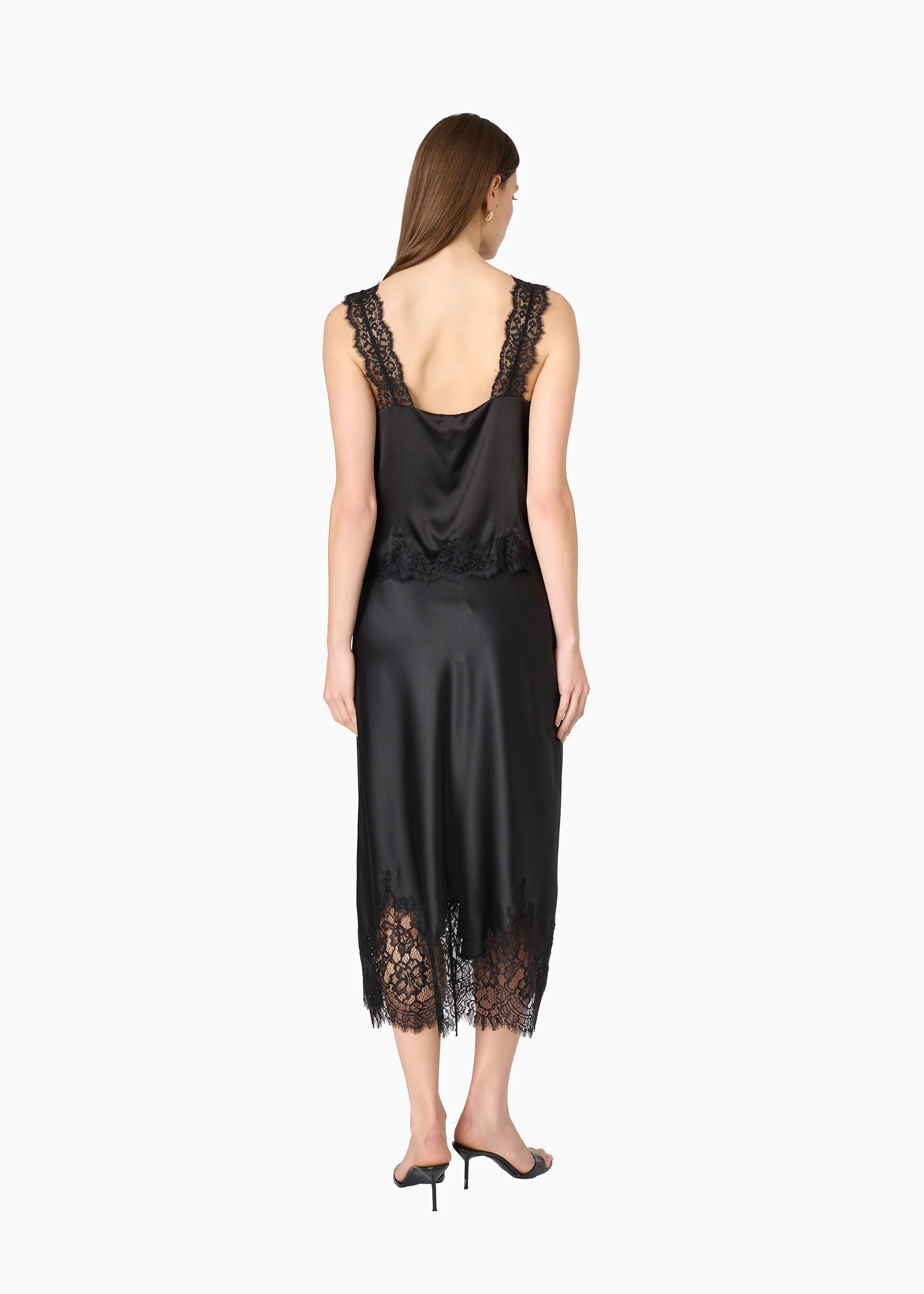 Tony Silk Camisole Black - Image 5