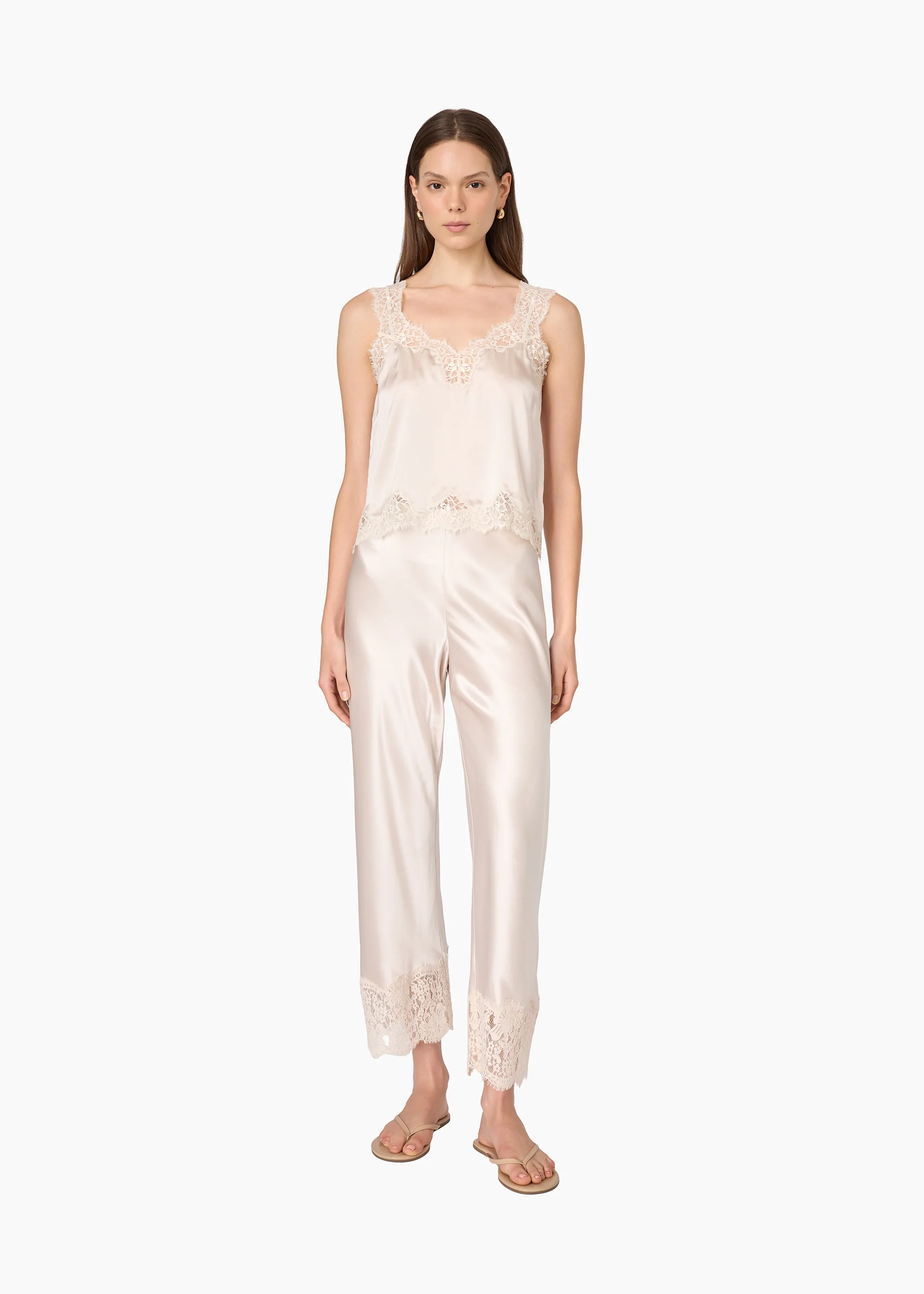 Tony Silk Camisole Oat - Image 2
