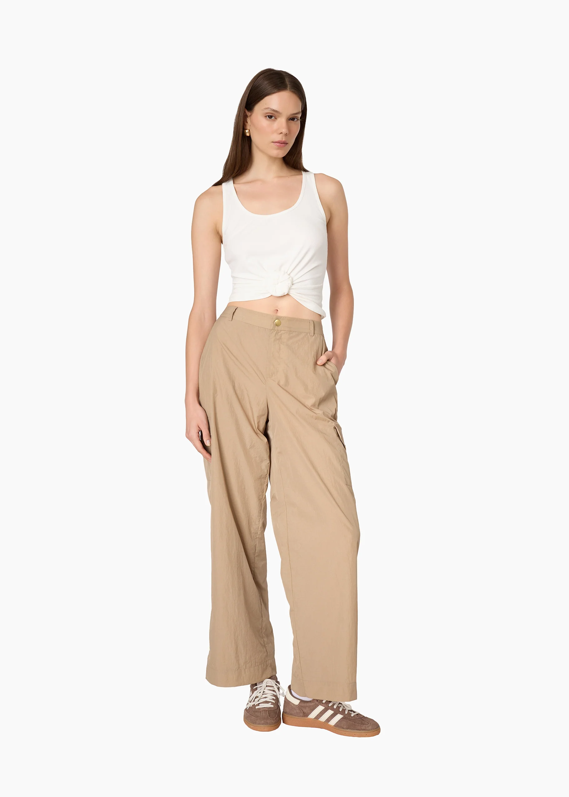Yasmeen Rib Knit Top White - Image 6