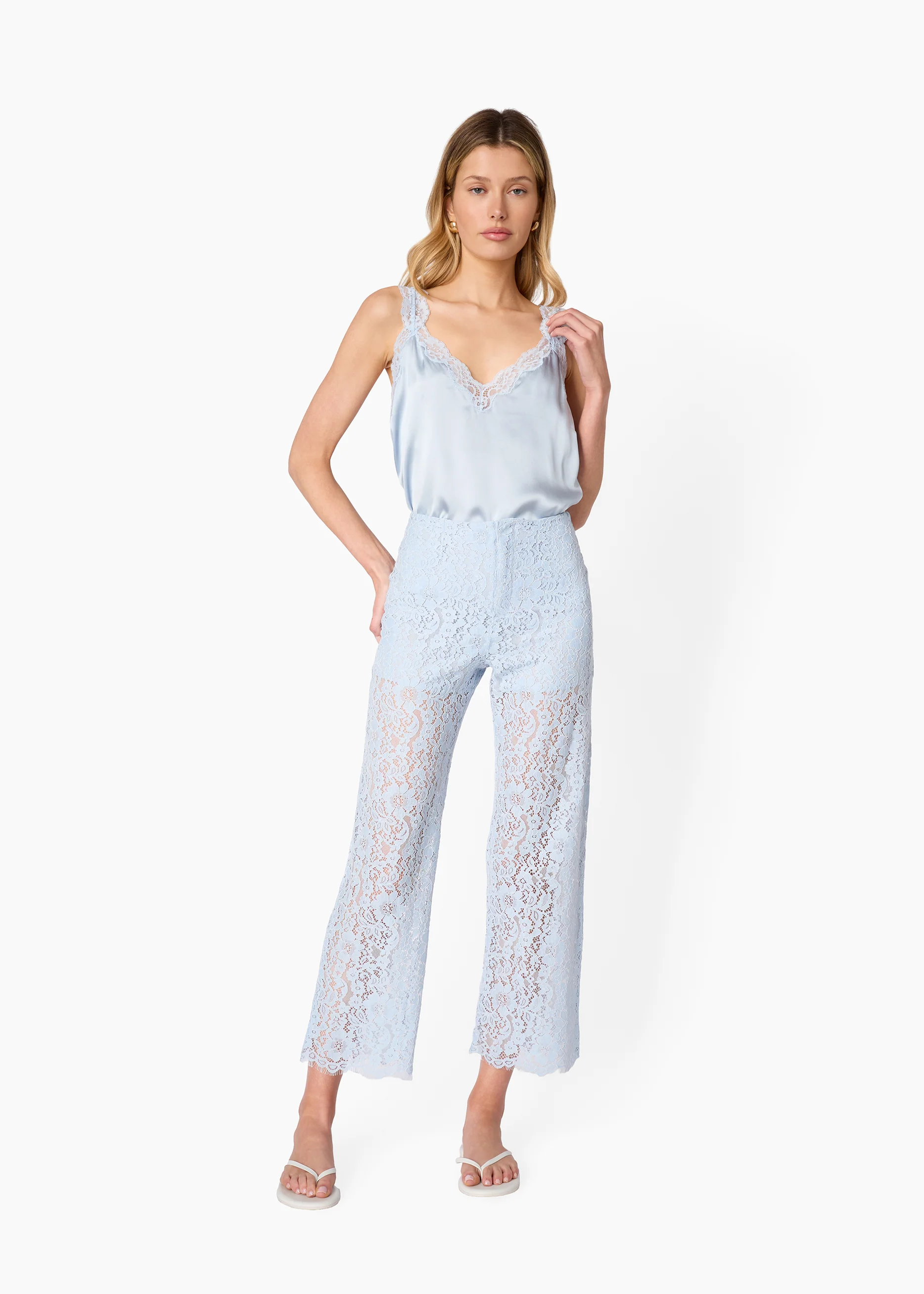 Zinaida Lace Pant Dew - Image 2